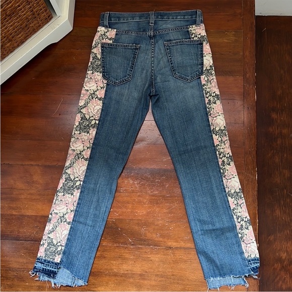 NWOT Current/Elliott The Uneven Seamed Original in First Love Mixed Floral - Picture 6 of 13